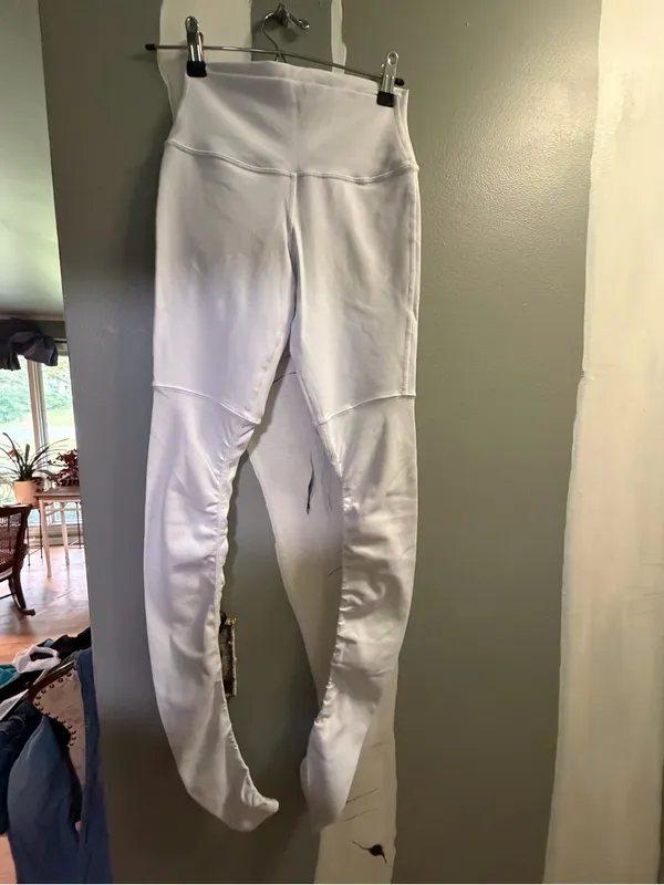 Alo Yoga White Goddess Leggings - Image 2