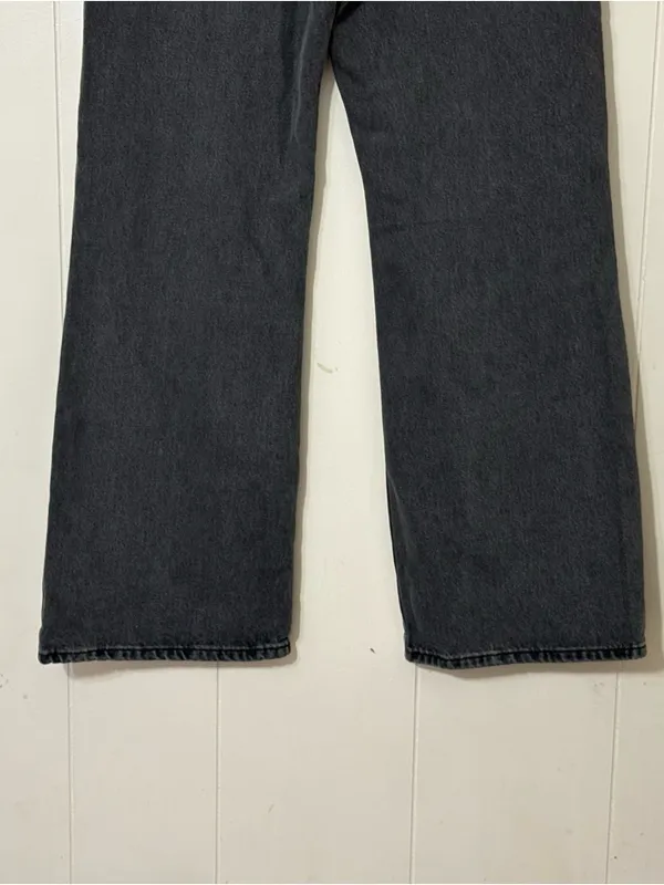 Levi’s 94 Baggy Bootcut Jeans Black Wash Size 28 Y2K - Image 8