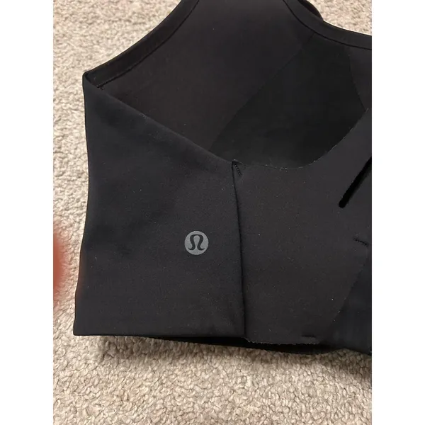 Lululemon AirSupport Bra *High Support DDD Cups $98 BLK/ASGY Size 36DDD‎ - Image 4