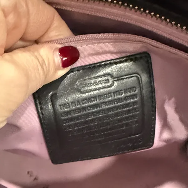 Coach Black Patent Leather Shoulder Bag - Image 10