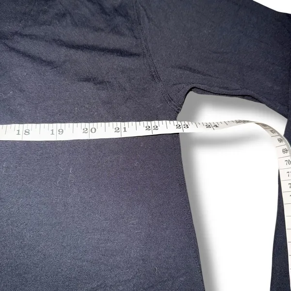 Lululemon Long Sleeve Top Womens 10 Black‎ Grey Good Colorblock Mixed Media - Image 5