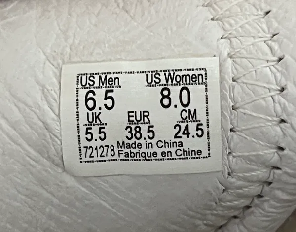 Cream High-Top Vans - Image 3
