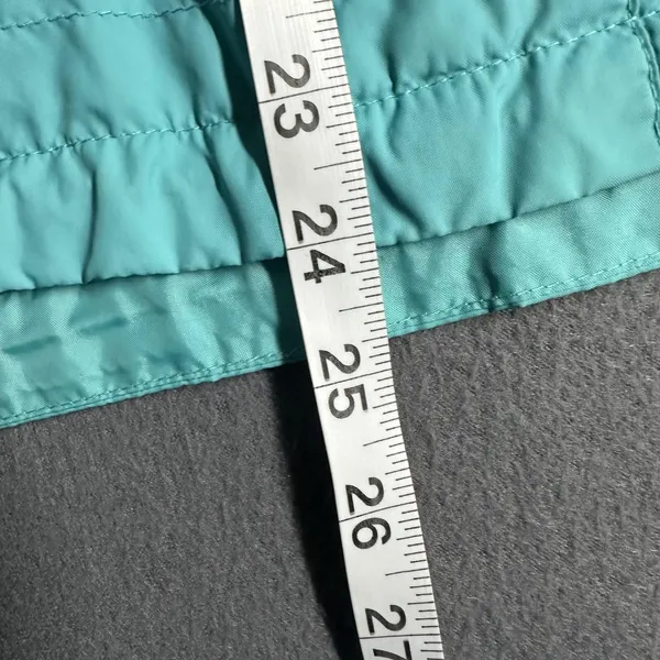 Columbia Jacket Womens Medium Green Hooded Lightweight Full Zip Windbreaker - Image 11