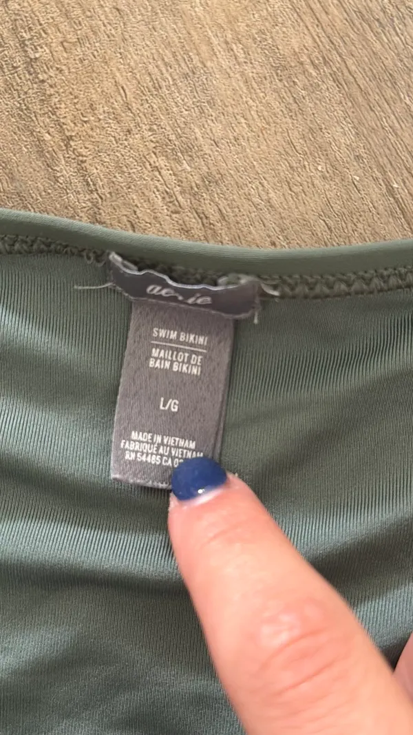 Aerie Bikini Set Green Olive - Image 4