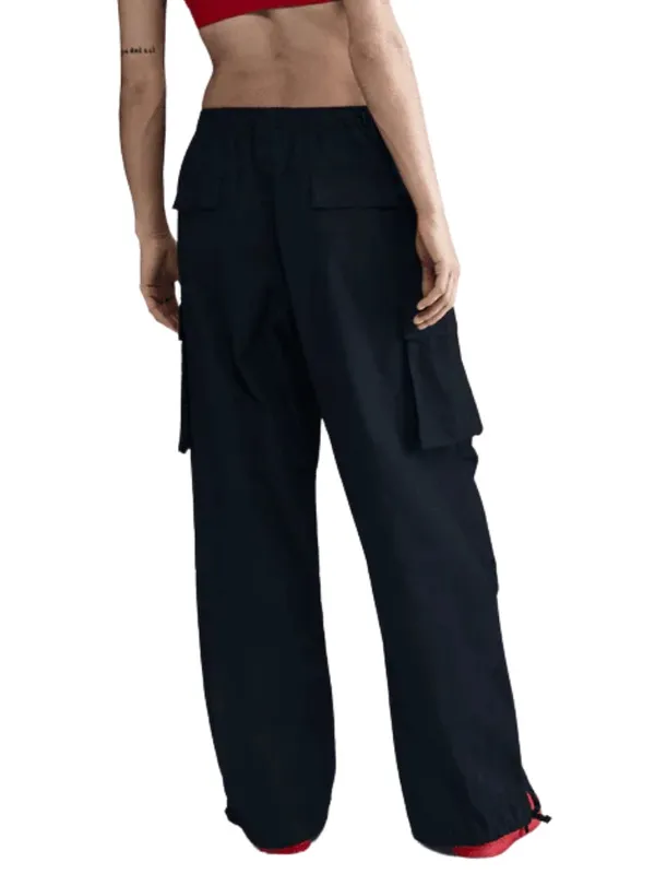 NEW Nike Sportswear Womens Small Mid Rise Oversized Baggy Woven Cargo Pants - Image 2