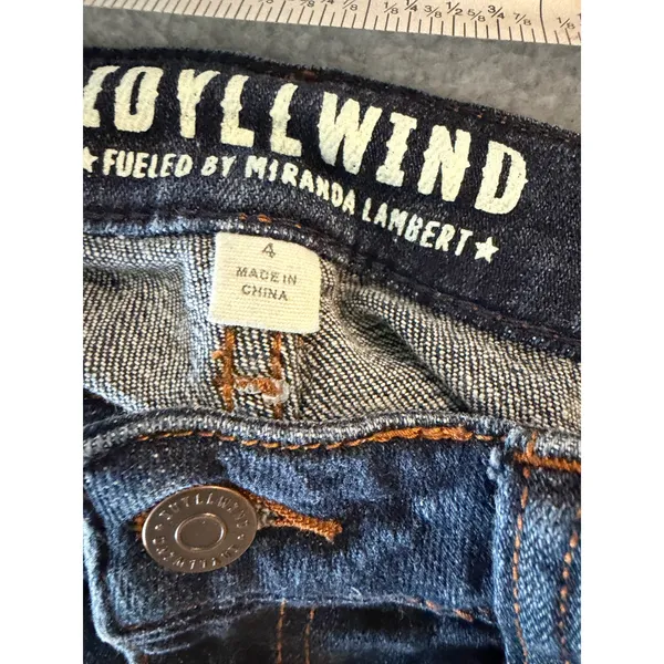 Idyllwind Miranda Lambert Womens 4W x 34L Dark Wash Flare Leg Western Jeans - Image 3