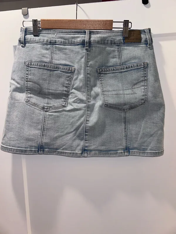 American Eagle Jean Mini High-Rise Skirt - Image 2