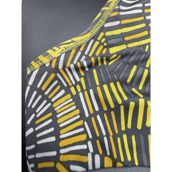 Nike Pro Dri-FIT Sports Bra Womens Yellow Racerback Medium Support Workout M D77 - Image 5