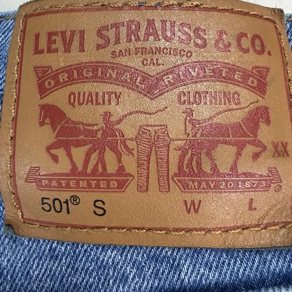 Levis Jeans Womens SIze SL Wedgie Straight Stretch‎ Mid Rise Button Fly *GUC* - Image 3