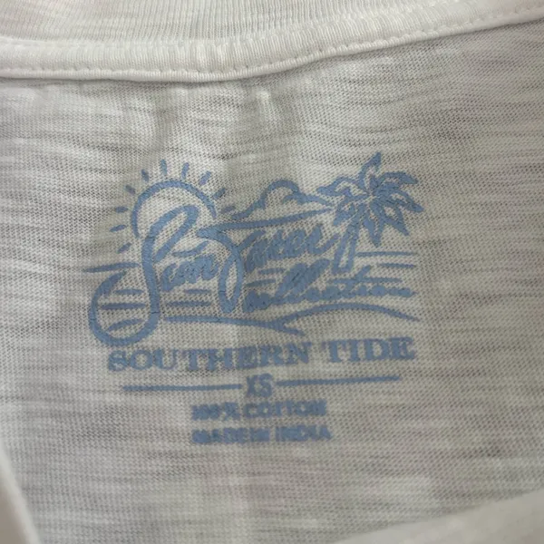 Southern tide Sun farer collections women’s sleeveless tank top white - Image 3