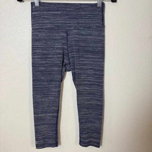 NOBULL‎ Heathered Blue Capris Athletic Leggings Womens Size Small - Image 6