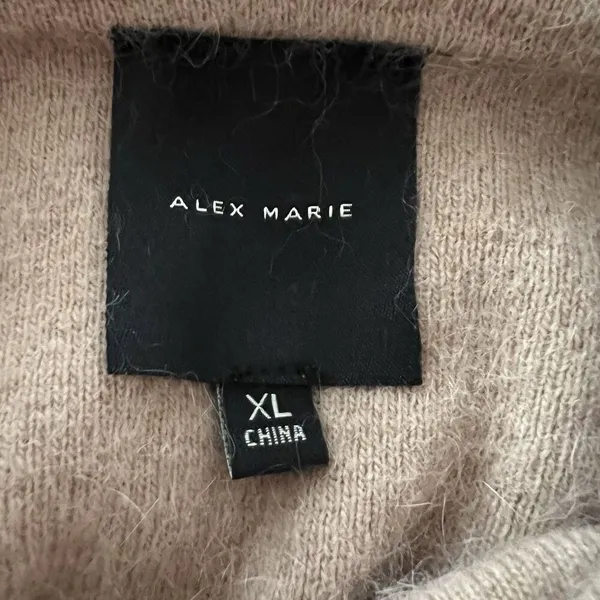Alex Marie Sweater XL Rabbit Hair Blend Off Shoulder‎ - Image 3