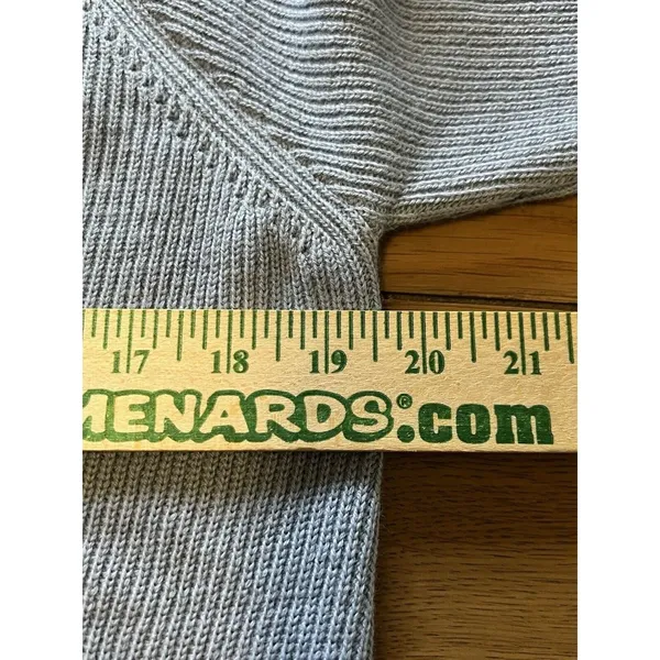 Athleta Size Small Tunic‎ Sweater Light Blue Pullover S/882541-04 Comfort Wool B - Image 7
