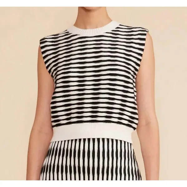 Lucy Paris hampton knit‎ top in black Size Medium - Image 3