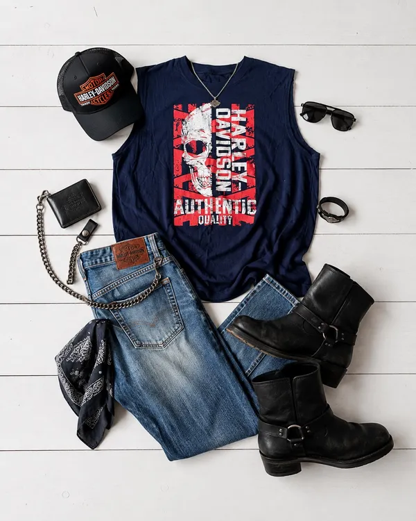 Harley-Davidson Men’s Tee Large - Image 2