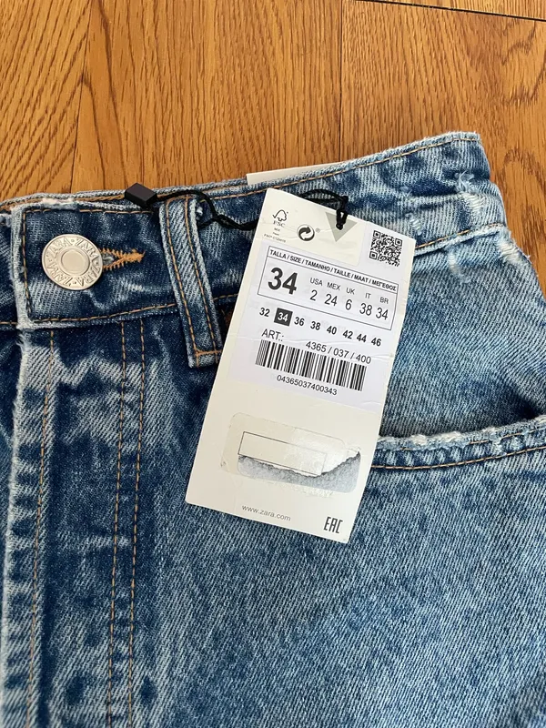 Zara high rise ankle length jeans  - Image 5