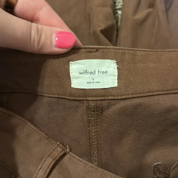 Aritzia Wilfred Free Brennan Cargo Pants Brown Size 6 - Image 3