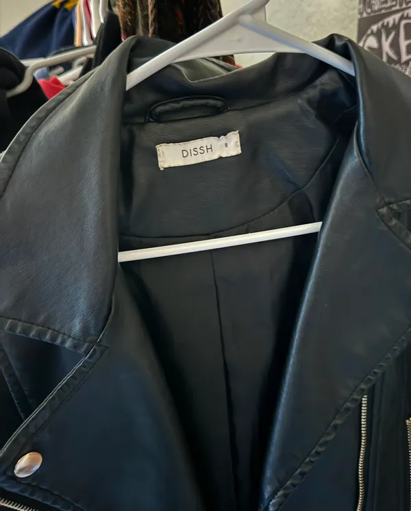 Dish Leather Jacket Black Size XXS - Image 3