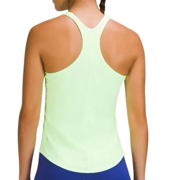 Lululemon Base Pace Ribbed Tank Top Faded Zap Size 6 - Image 2