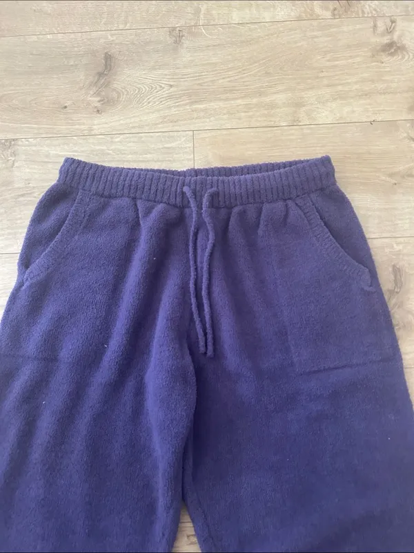 DAVID ARCHY Fleece Fuzzy Cozy Soft Comfy Loungewear, Purple, Size XL, NWT - Image 7