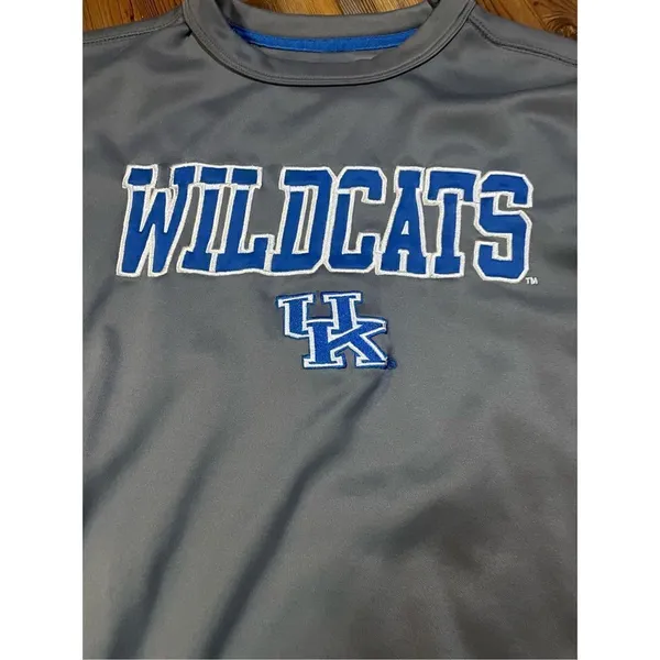 Section 101 Majestic Kentucky‎ Wildcats gray sweatshirt pullover sz small UK - Image 7
