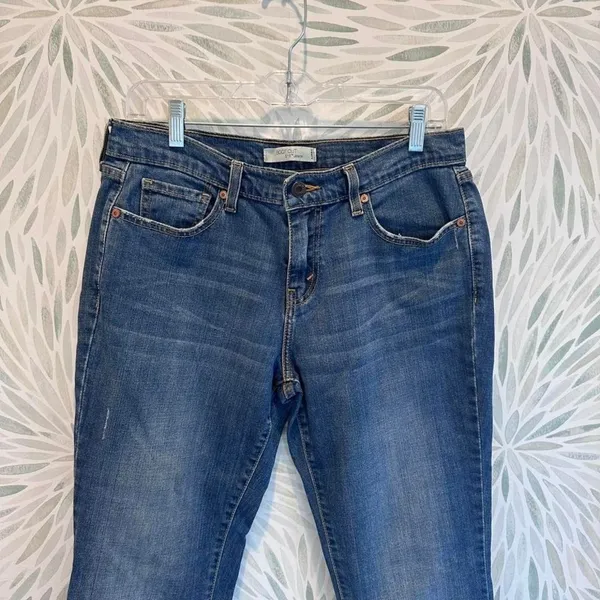 Levi’s 515 Bootcut Jeans Y2K‎ Medium Wash Stretch Denim Size 8 - Image 7