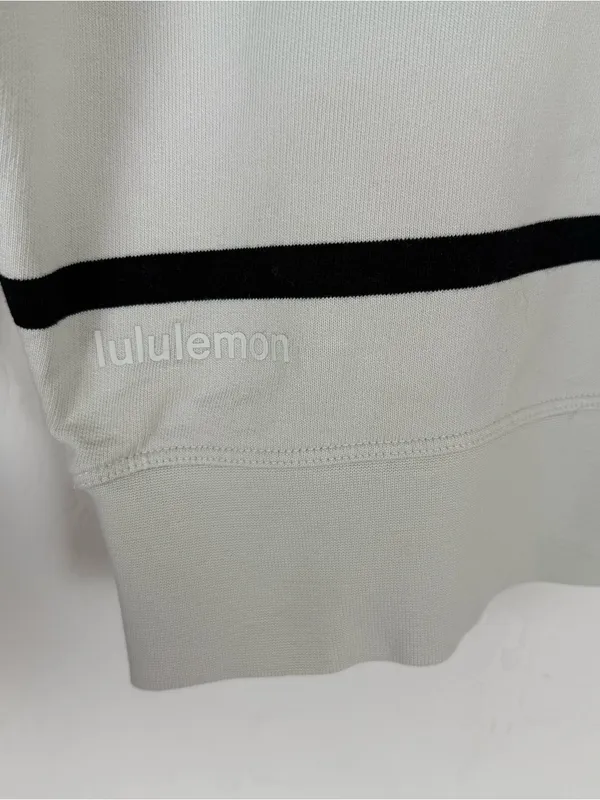 Lululemon Perfectly Oversized Cropped Crew Striped Sweatshirt - Image 6