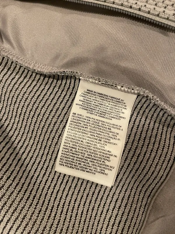North face grey zip up hoodie XS #110 NWOT - Image 5