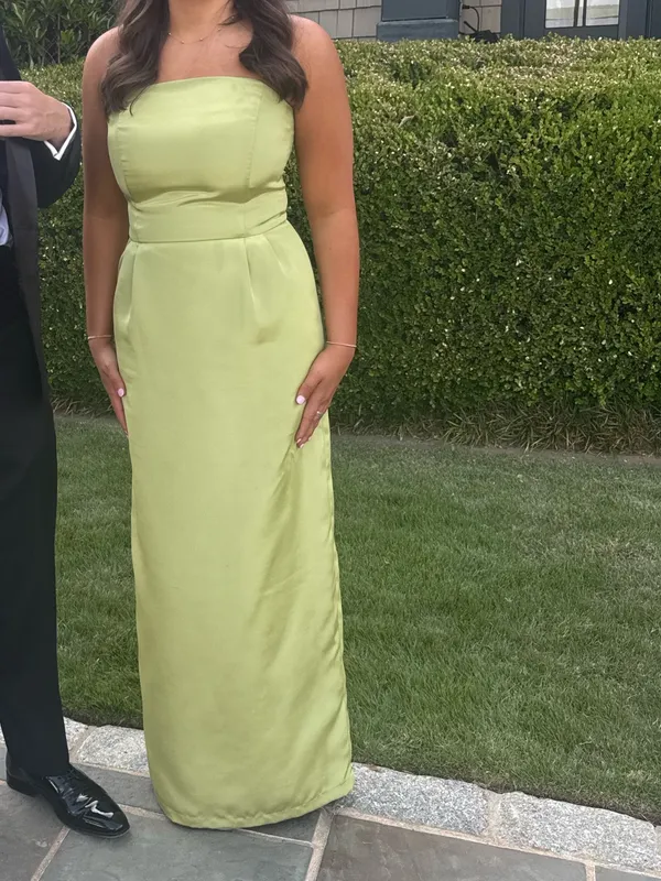 LulaKate Bridesmaids Dress in Fern (green) - Image 3