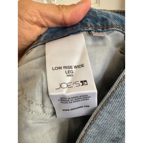 Joe's Jeans low rise‎ wide leg Hanoi Jean size 26 - Image 9