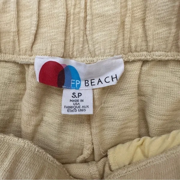 FREE PEOPLE Beach Yellow Culver City Tapered Pant S - Image 5