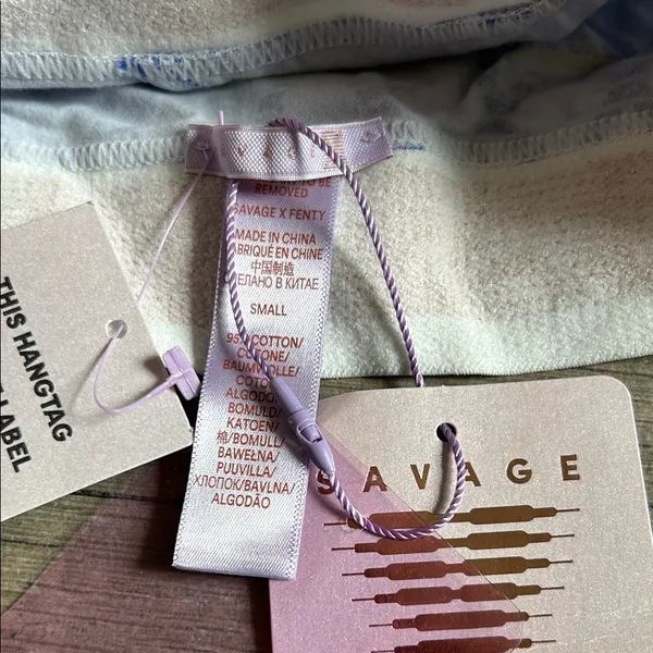Savage X Fenty Striped Floral Bralette - Image 2