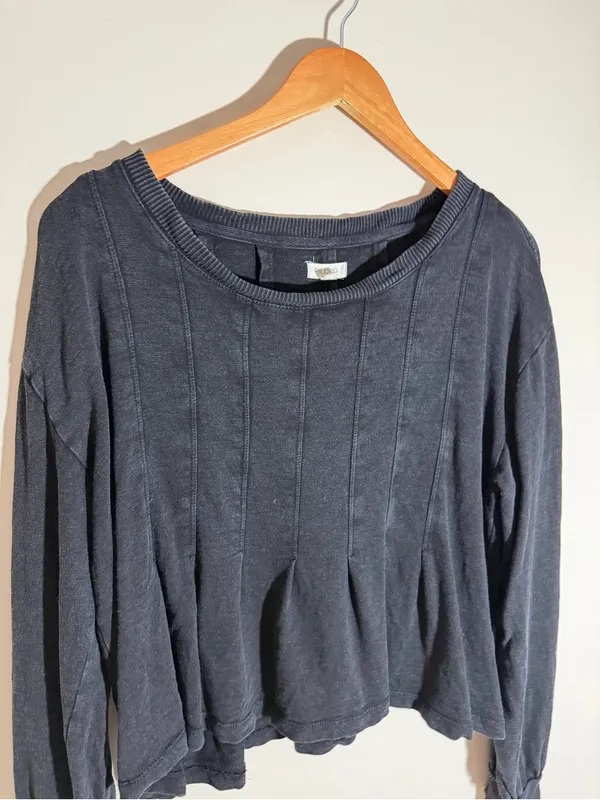 Anthropologie Pilcro Box Pleated Sweatshirt - Image 2