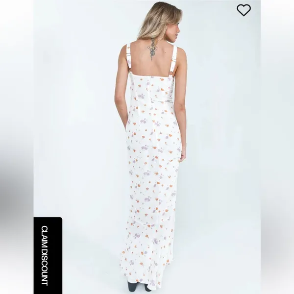 NWT Princess Polly Curtis Floral Maxi Dress Size 0‎ - Image 2