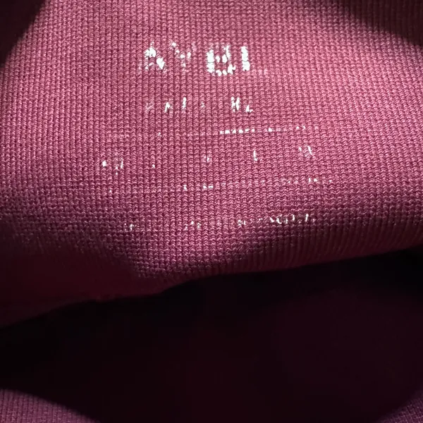 AYBL Women Burgundy Seamless‎ High Waisted Compression Gym Leggings Size Small S - Image 5