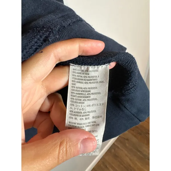 Y2K Hollister navy blue graphic hoodie - Image 4