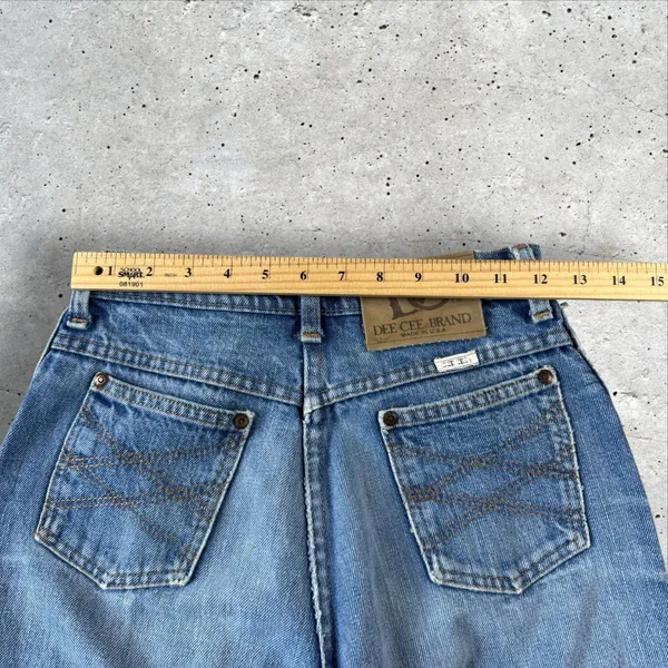 Vintage DEE CEE Denim Jeans USA Wmns 24x33 70's‎ 80's Western Cowgirl - Image 6
