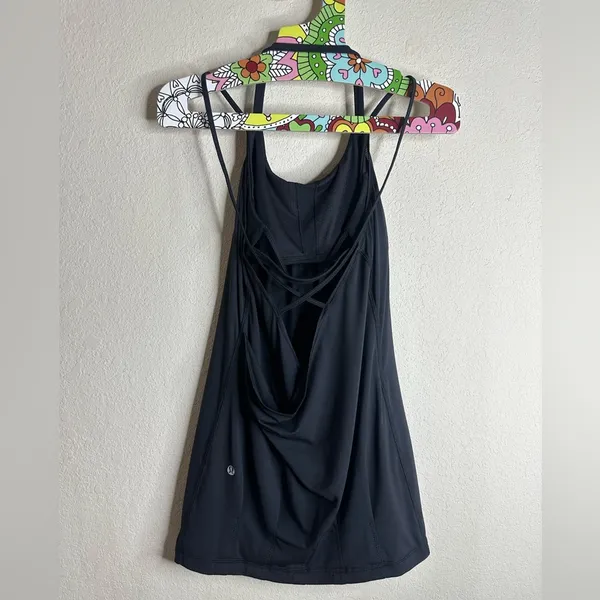 LULULEMON Flow And Go Tank II Black Size 4 - Image 2