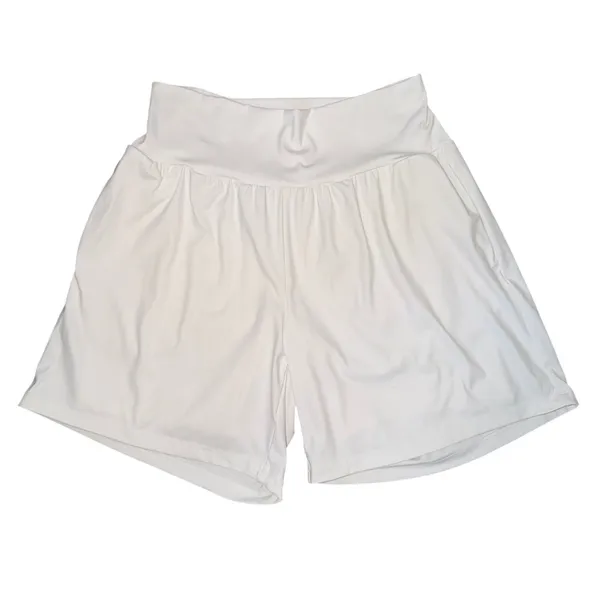 Halara High Waisted Flowy Athletic Shorts White XL - Image 2