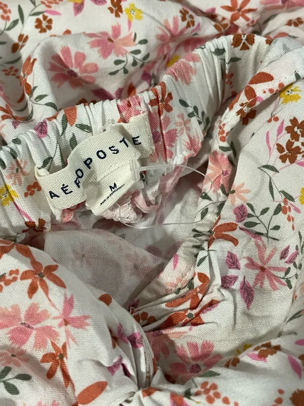 Aeropostale Floral Romper (M) - Image 4