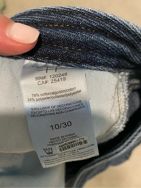 Anthropologie- Habitual Jade Drawstring Wide-Leg Jeans - Size 30/10 - Image 7