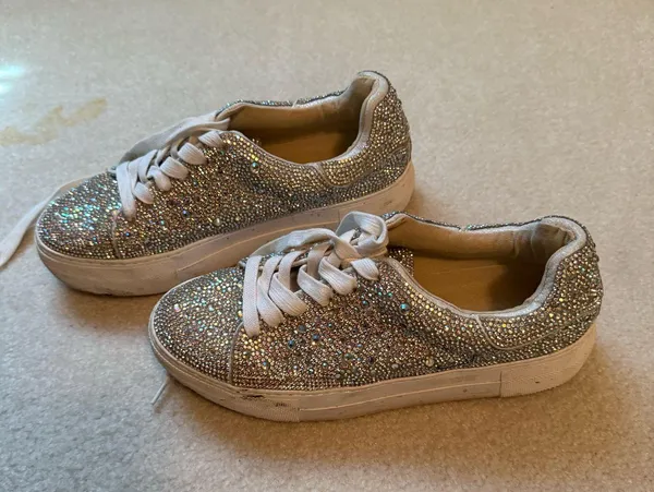 Betsey Johnson’s rhinestone sneakers - Image 2