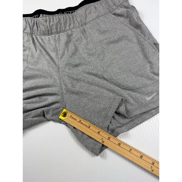 Nike‎ Athletic Shorts Running Gym Training Lounge Gray Shorts M - Image 3