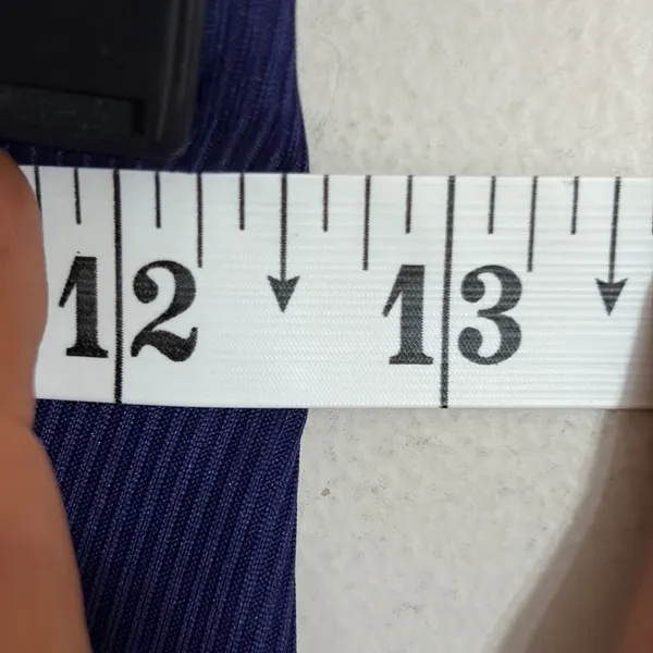 Tek Gear Womens High Waisted Bike Shorts Blue Side Pockets Size S RN73277 - Image 3