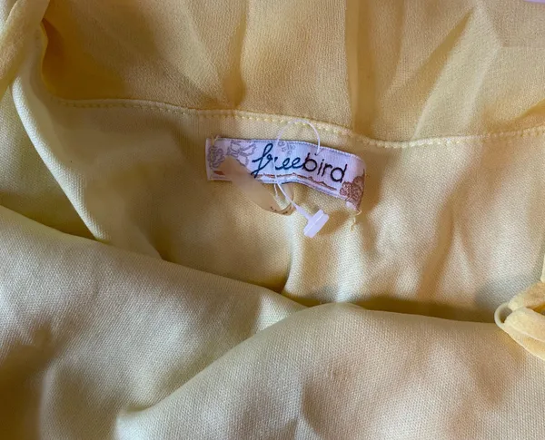 Yellow Summer Dress Size M - Image 2