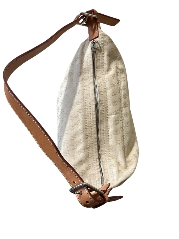 Dooney & Bourke Monogram DB Hobo Shoulder Bag - Neutral - Image 3