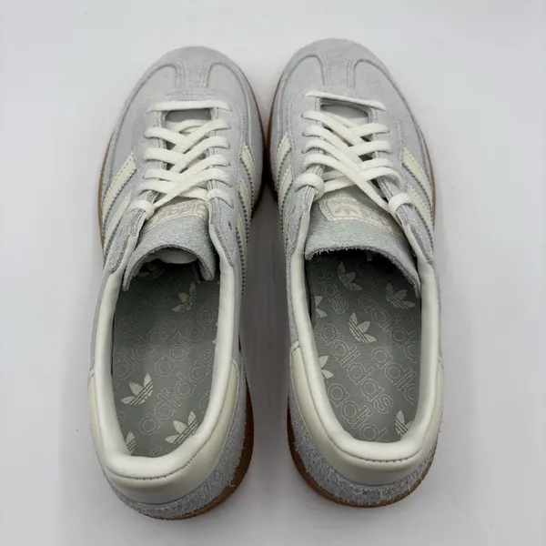 adidas Handball Spezial Womens Grey Wonder Silver Gum Sports Sneaker IF6491 Sz 9 - Image 6
