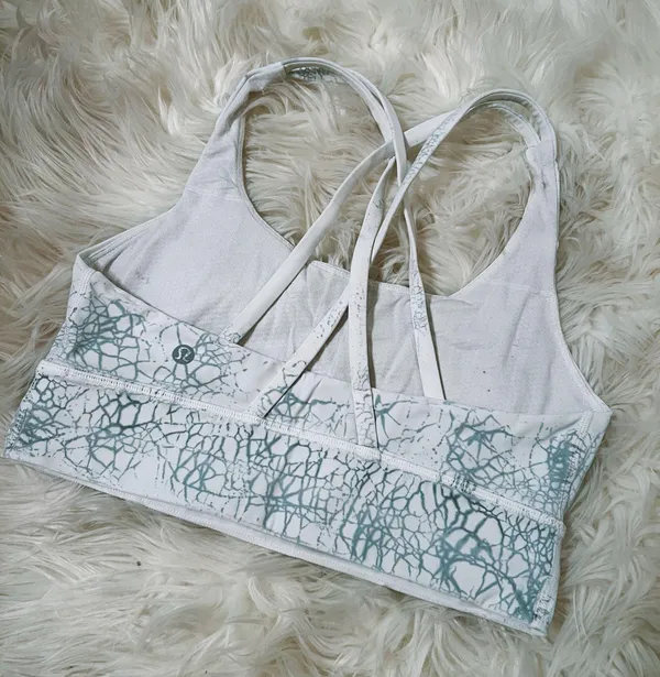 gray and white sports bra - Image 2