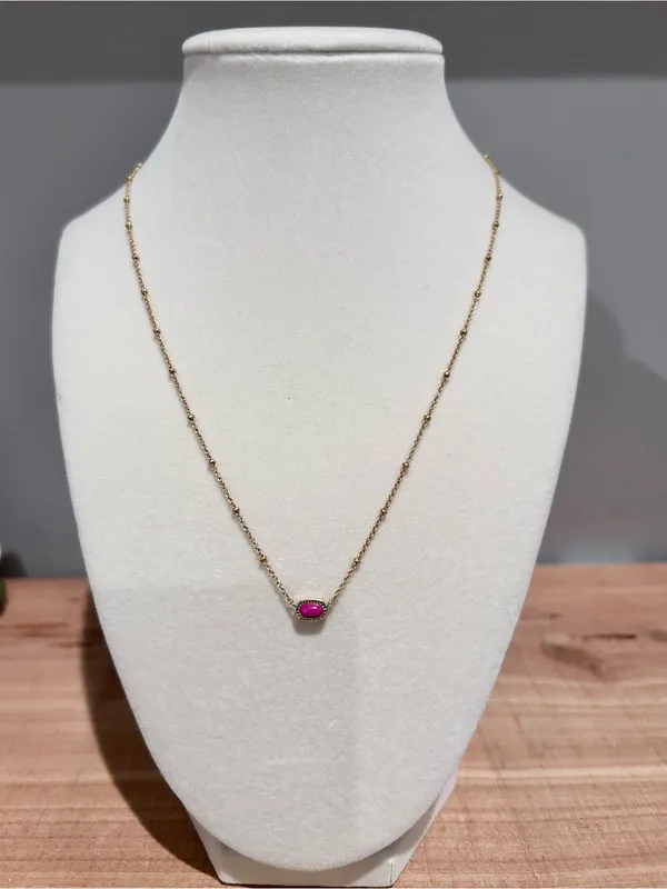 NWT Kendra Scott Mini Elisa Vintage Gold Satellite Short Pendant - Image 3