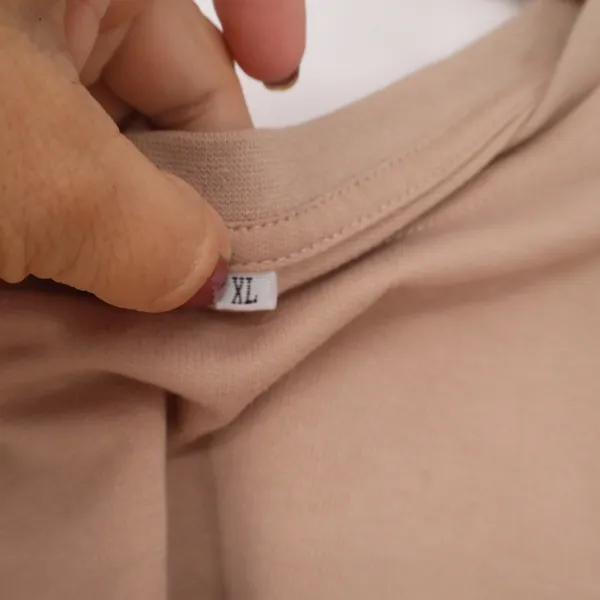 Unbranded T-Shirt Womens XL T01 UKJSS Tan Oversized Short Sleeve Basic Excellent - Image 2